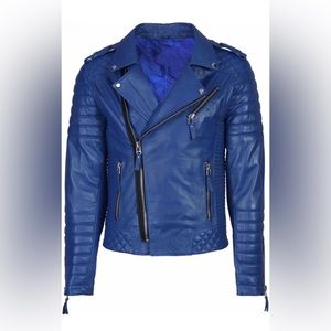 Aries Leathers Men's Genuine Lambskin Leather Jacket